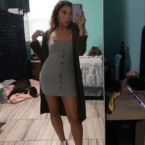 HoneyBum Gray Bodycon Dress